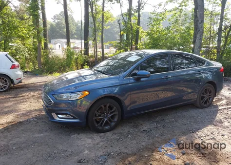 2018 Ford Fusion Se z USA, uszkodzony, nr VIN 3FA6P0HD6JR157391